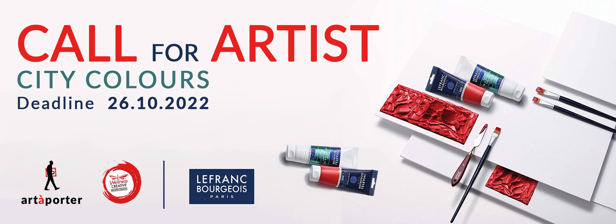 Call for artist city colours by Lefranc Bourgeois