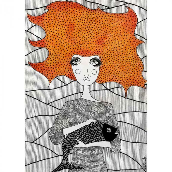 Orange and fish