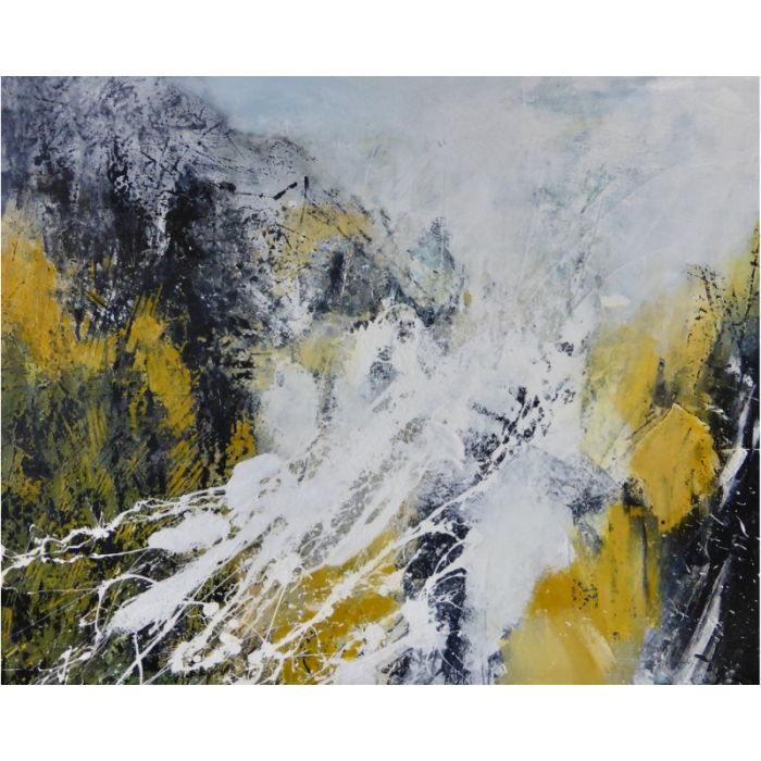 Light poured over the mountain peaks as if it were tangible