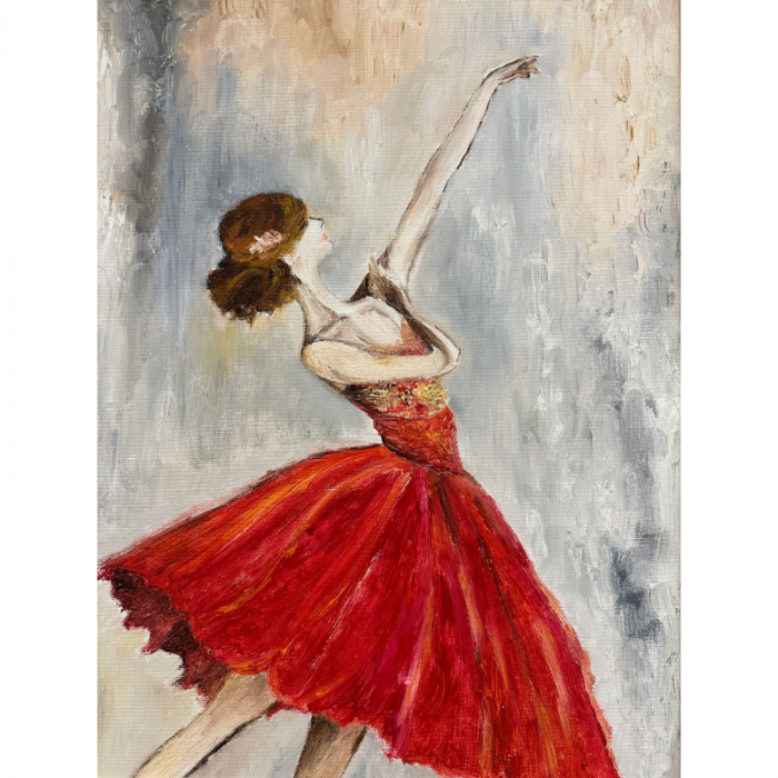 Ballerina con il degas rosso