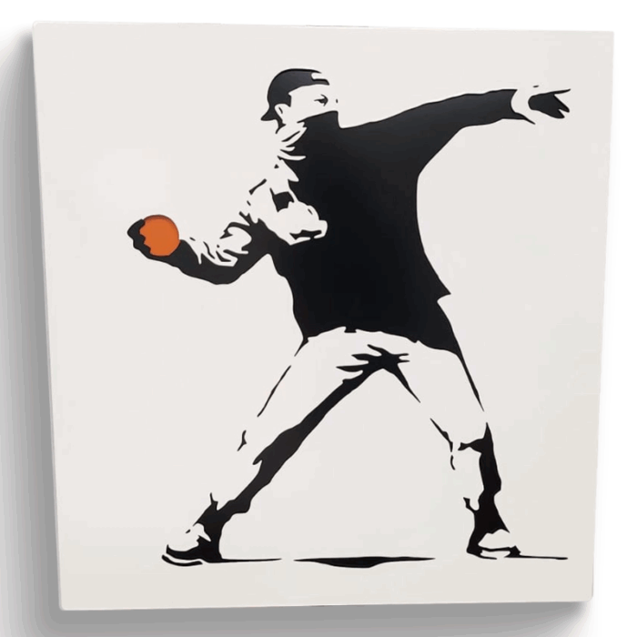 Banksy Orange