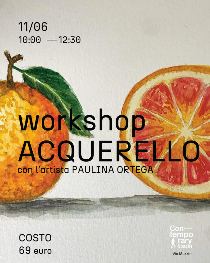 Workshop Acquerello con l'artista Paulina Ortega