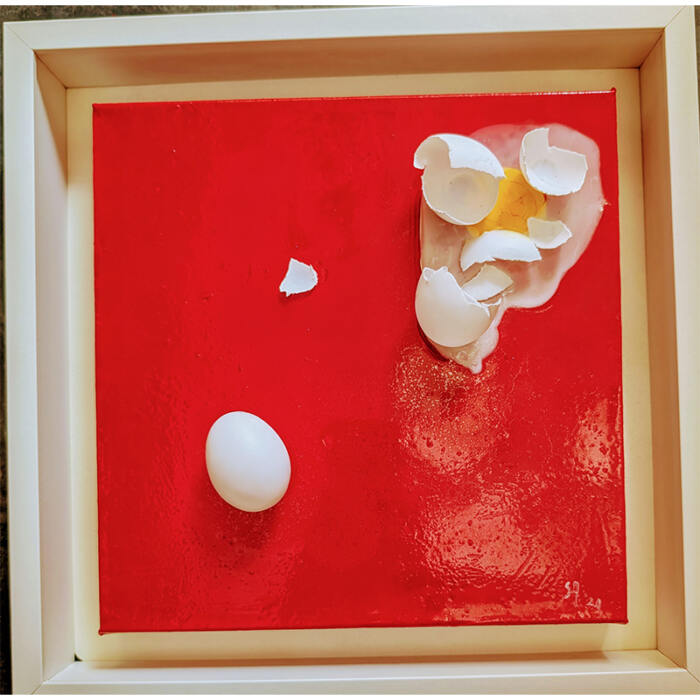 In the beginning was the broken egg