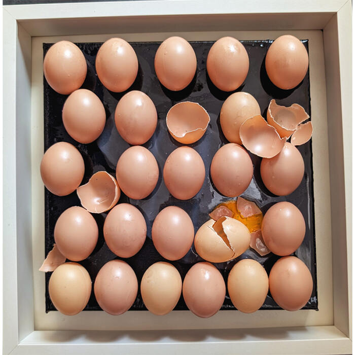 The beginning is a broken egg