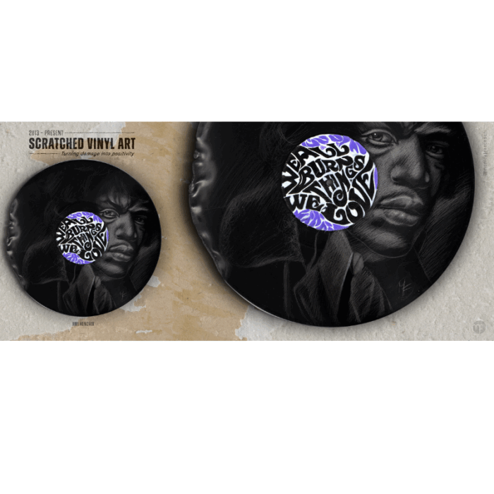 Jimi Hendrix - Scratched Vinyl Series - LATO A e B - immagine 2