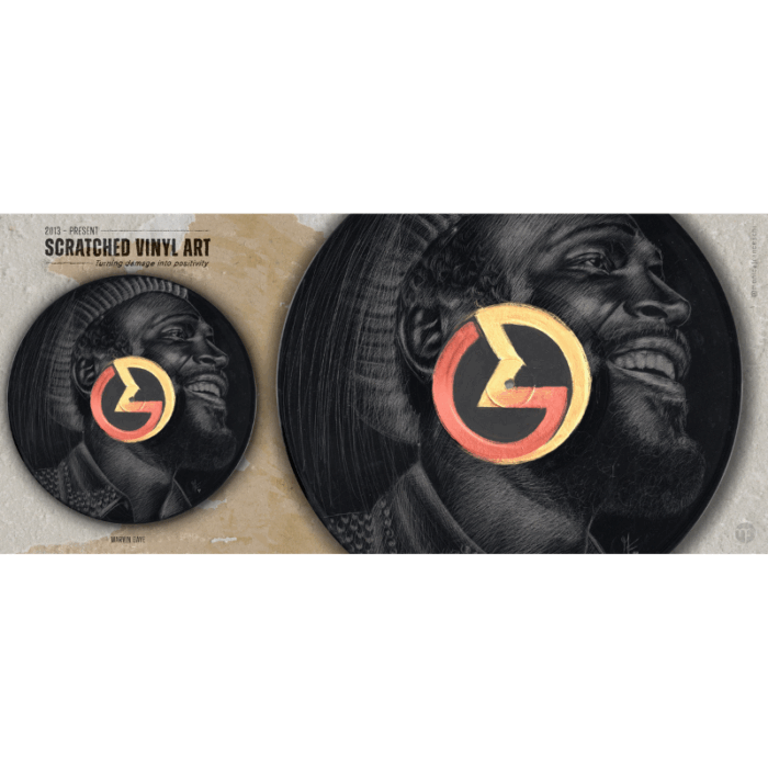 Marvin Gaye - Scratched Vinyl Series