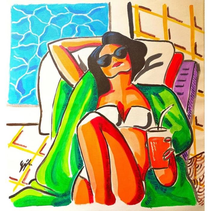 Relax by the pool