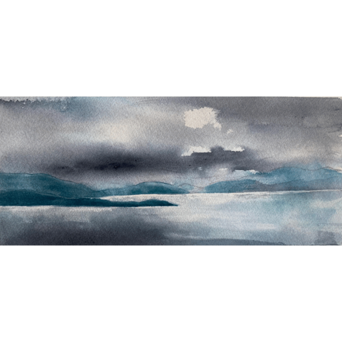 Towards the sea, Loch Kishorn