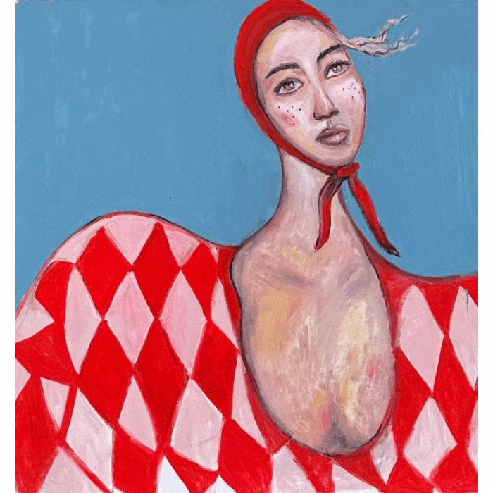 La donna sullo scooter