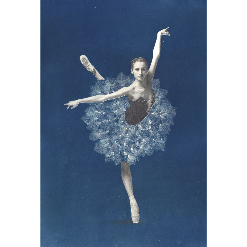 La ballerina con le ortensie