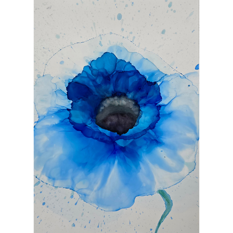 Bloom in the Gaze #14 (Blue Reverie)