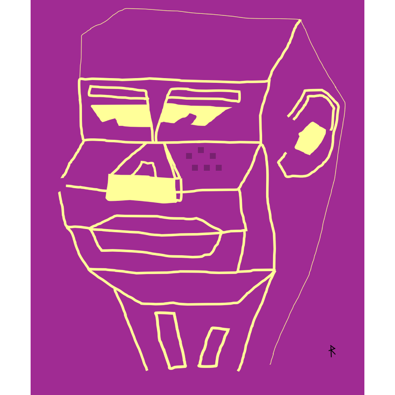 Face Study_purple
