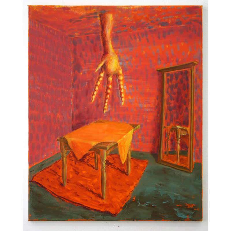 "Interieur (Hühnerkralle)" / "Interno (zampa di gallina)"