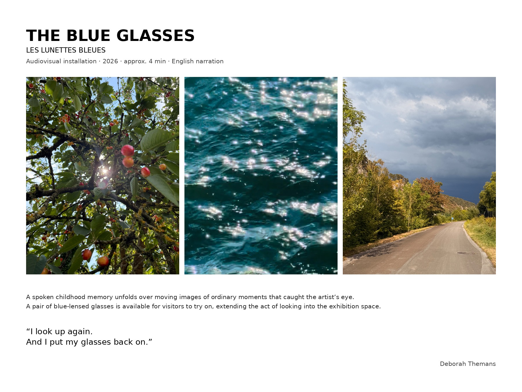 The Blue Glasses