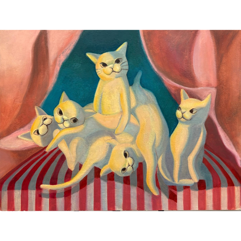 Entwined Cats
