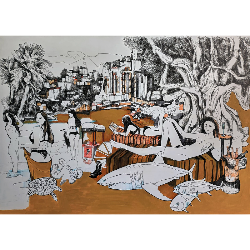 Cartography of Desire – A Lazy Sunday Afternoon at an Beach on South