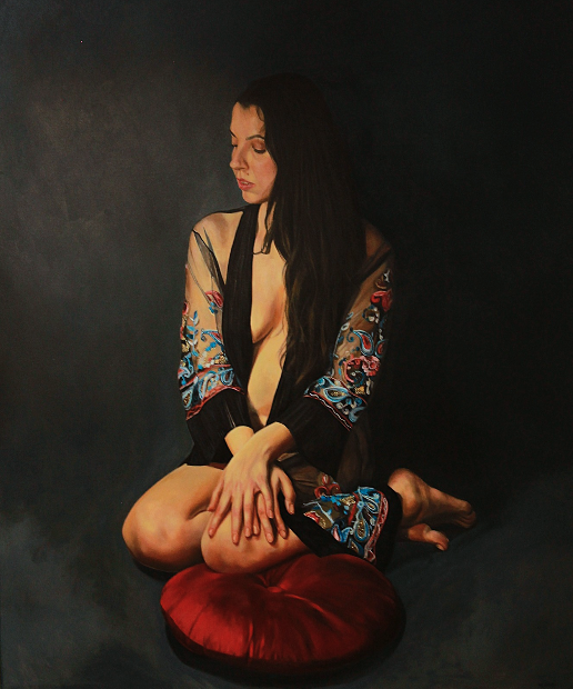 ragazza con kimono