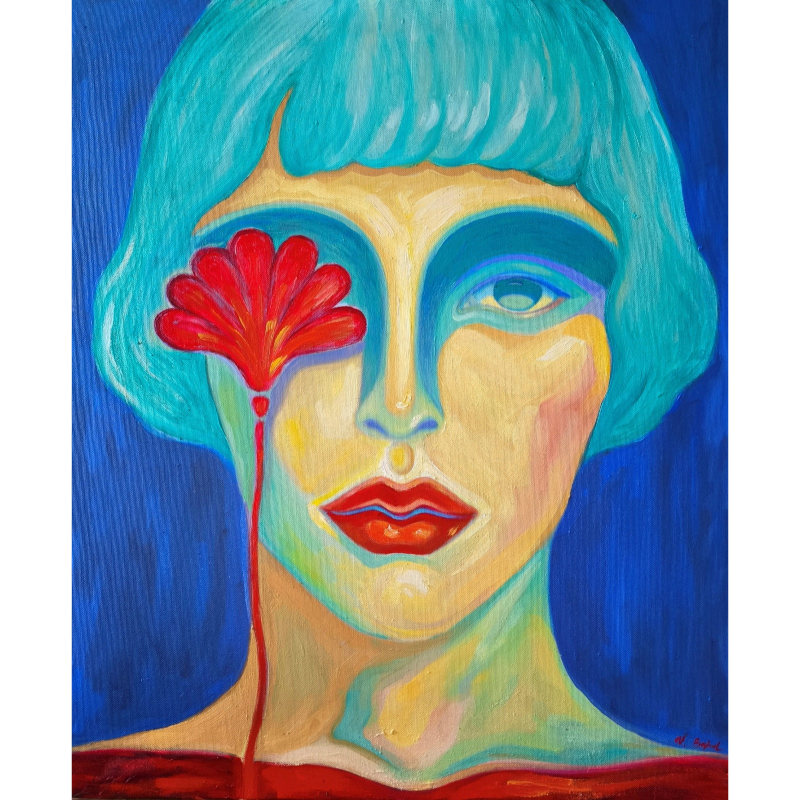 Silence between color and thought